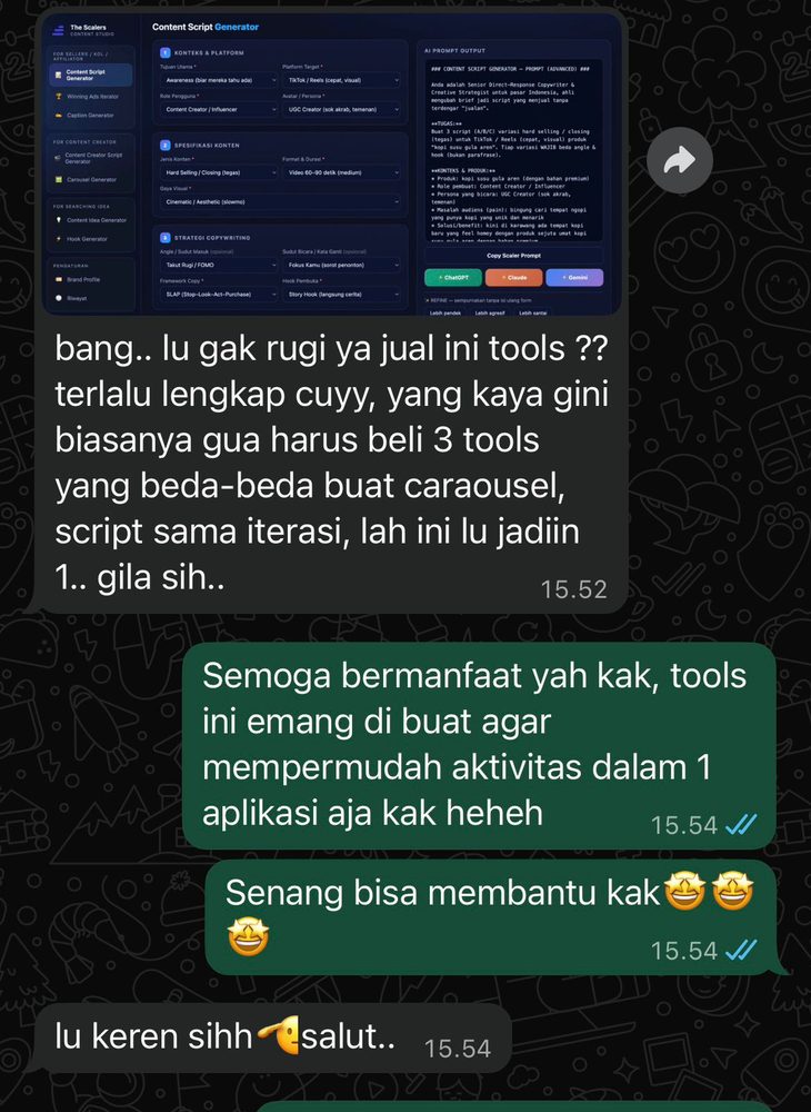 Review pengguna Content Studio